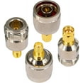 thumbnail image 2 of 4 Piece Type N Male & Female to SMA Male & Female RF Coaxial Connector Adapter Kit, 2 of 5