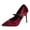 Wine, variant on Women's Mary Jane Heels Pointed Cap Toe Stilettos Office Work Business Dress Shoes Sexy Party Prom Pumps Black Size 7.5