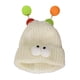thumbnail image 5 of Gorro Tejido Pequeño Monstruo con Ojos de Dibujos Animados Salvador Gorro de Invierno para Mujer Beige Blanco, 5 of 10