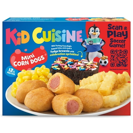 Kid Cuisine Mini Corn Dogs, Frozen Meal, 8.8 oz