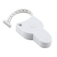 thumbnail image 1 of WHEANG Cleaning Supplies Handle Type Automatic Measuring Waist Measuring Tape Measuring Tool Waist Ruler One Size White, 1 of 6