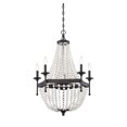 thumbnail image 3 of Trade Winds Homewood Wood Bead Chandelier in Oil Rubbed Bronze, 3 of 6