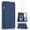 Blue, variant on Asuwish Wallet Kickstand Hard Shell Cell Phone Case with Tempered Glass Screen Protector for Sony xperia 10 VI, Blue
