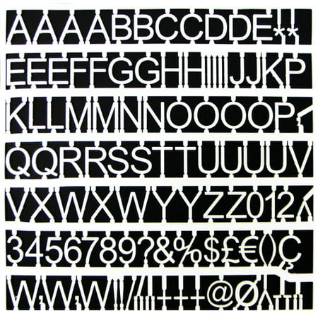 Mastervision Surface Mount House Letter and Number