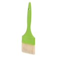 thumbnail image 3 of Professional Flat Paint Brush for Acrylic 3Inch Width Plastic Handle Green, 3 of 4