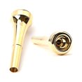 thumbnail image 4 of Wosthever Boquilla de trompeta compatible Tono elaborado suave Reemplazo de instrumento de latón Boca de corneta compacta profesional Accesorios para instrumentos musicales, 4 of 6