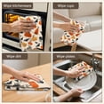 thumbnail image 6 of 2 Pcs Funny Kitchen Towels,Halloween Pumpkins Bats and Spiders Microfiber Dish Towels,Kitchen Tea Towels,Kitchen Towel Set (18" X 26"), 6 of 7