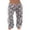Embossed Star - Grey, variant on Women's Plush Pajama Pants (Embossed Star - Blue, Large)
