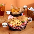 thumbnail image 3 of MasteelfCA Wire Fry Basket Stainless Steel Wire Deep Fry Basket with Sauce Dishes French Fries Basket Culinary Basket Rectangular Fryer Baskets Kitchen Cooking Tool Tableware, 3 of 8