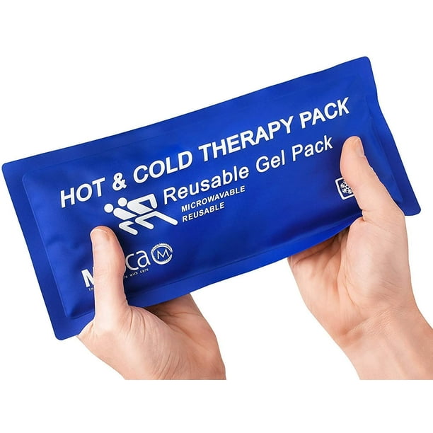 MEDca Reusable Hot Cold Compress for Pain Relief 5" x 10", Soft