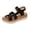 B-Black, variant on Open Toe Wedge Sandals for Women Soft Upper Espadrilles Shoes with Arch Support Mid Wedge Heel Slingback Casual Walking Sandal Black 7