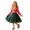 G10-Red, variant on Rhuody Girls' Dresses Long Sleeve Cartoon Prints Tulle Formal Dress Round Neck Holiday Party Princess Ball Gown Simple Wear