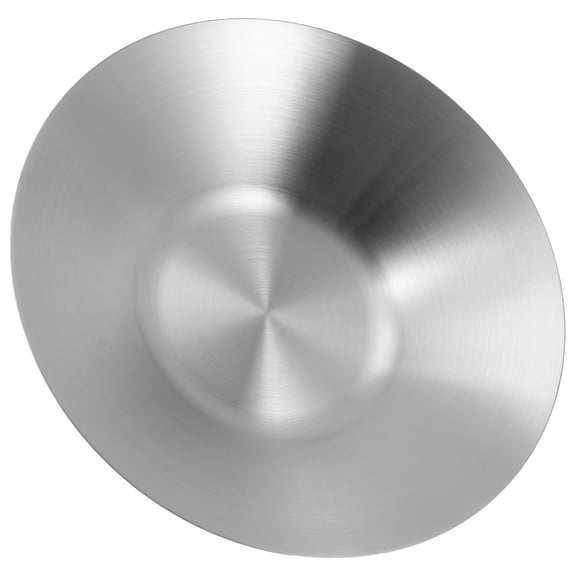 Large Stainless Steel Dinner Plate and Mixing Bowl Set for Salad, Pasta, Noodles, Food Storage, Cooking and Banquet Use