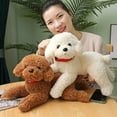 thumbnail image 1 of Lubelski Dog Doll Soft Lifelike Teddy Dog Stuffed Animal Exquisite Workmanship Cartoon Stuffed Doll Toy for Kids, 1 of 8