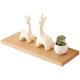 thumbnail image 1 of 16" Natural Wood Floating Shelves - Rustic Wall Storage for Bathroom & Kitchen, 1 of 1