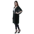 thumbnail image 5 of Moomaya Womens Georgette Shrug Open Front Long Sheer Coverup w/ Tassels, 5 of 7