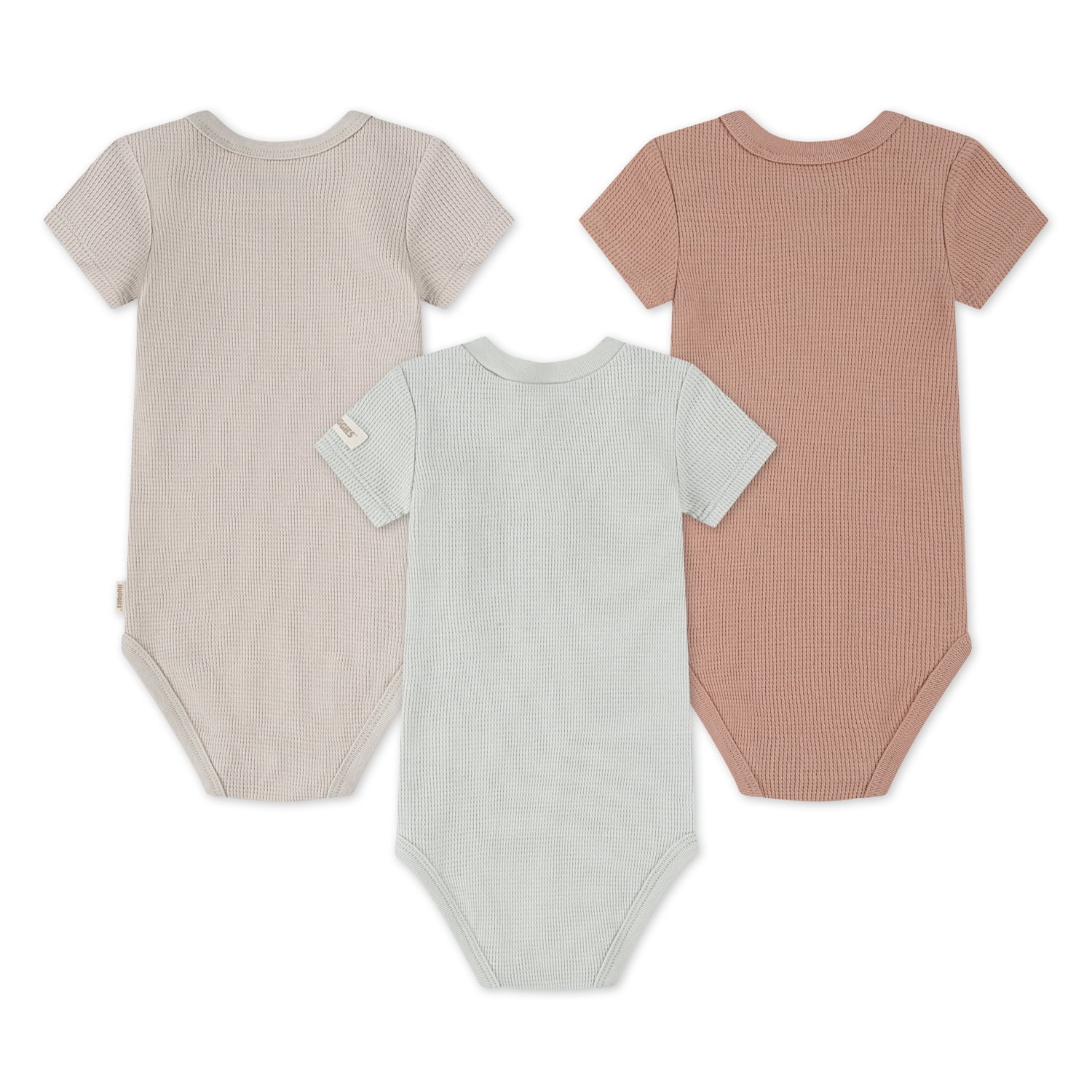 Huggies Baby Boy 3 Pack Organic Cotton Bodysuits, Sizes NB-9M