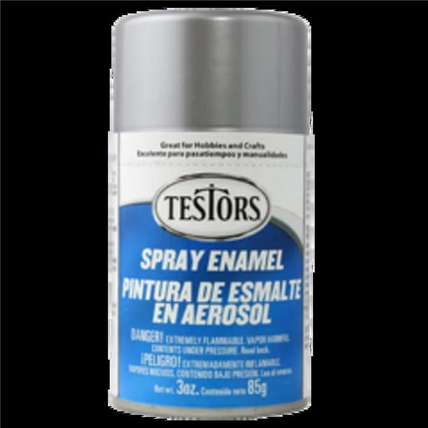 Testors Spray Enamel 3oz - Metallic Silver