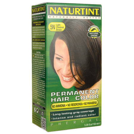 Naturtint Permanent Hair Color - 5N Light Chestnut Brown 1 (Best Light Brown Hair Color Box)
