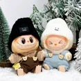 thumbnail image 2 of Para Corea Kpop Exo 15-17cm Labubu V1 V2 ídolo oso monos ropa regalo Mini ropa de muñeca de peluche accesorios de atuendo, 2 of 5
