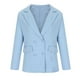 thumbnail image 4 of Blazer Chaquetas Para Mujer Moda Casual Cómodo Soild Manga Larga Tops Outwear Odeerbi ODB185072, 4 of 8