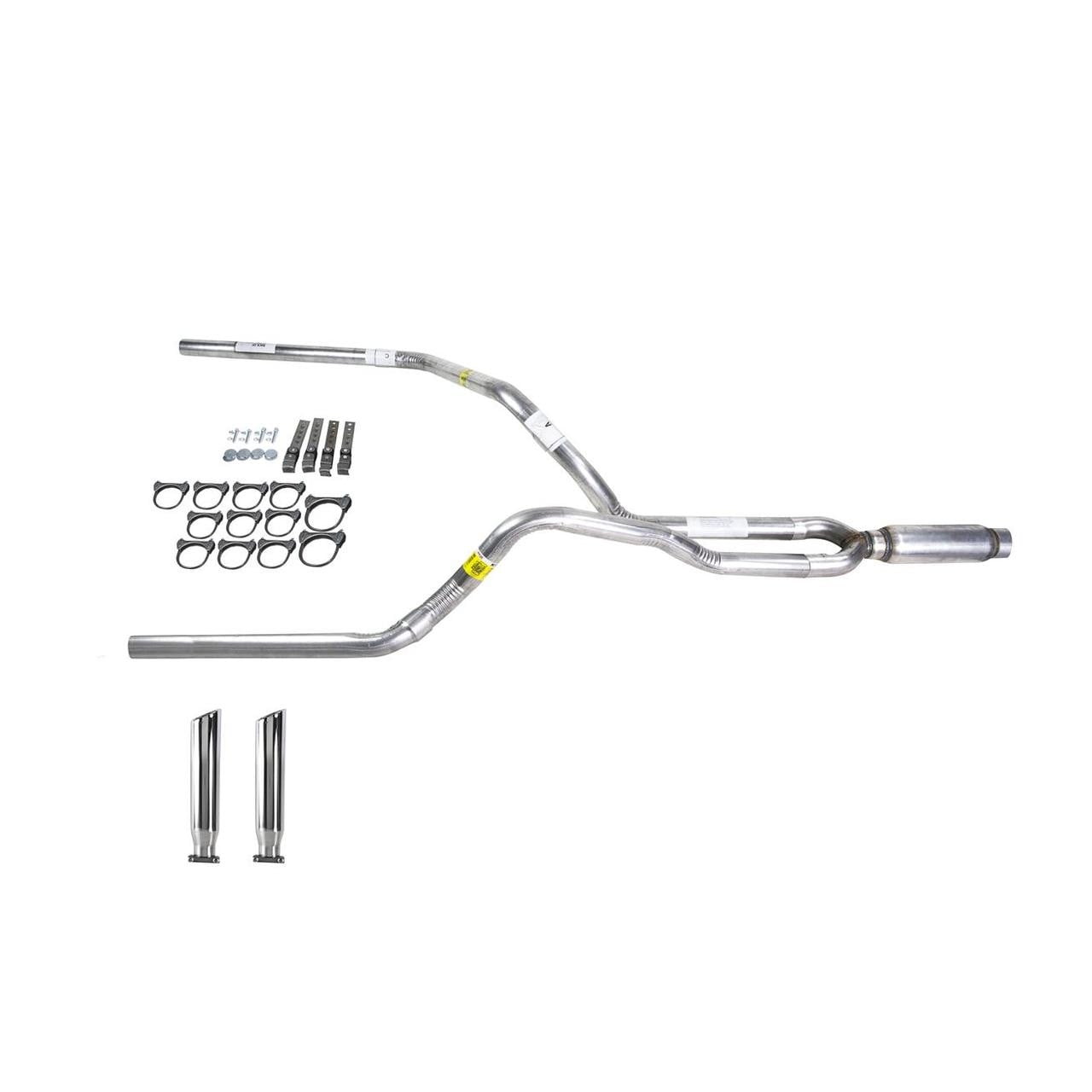 Ram 0203 dual exhaust 2.5 pipe Glass Pack muffler RC Tip