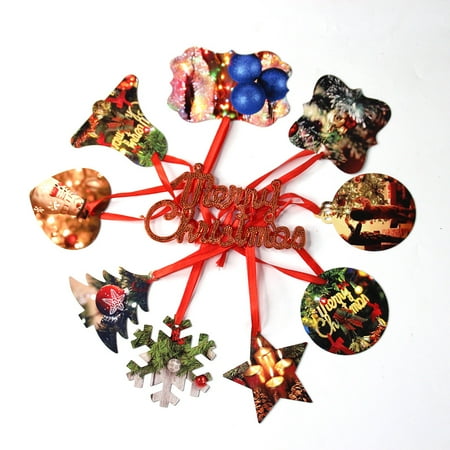

Christmas decorations can be double-sided sublimation aluminum plate Christmas tree ornaments heat transfer aluminum plate ornaments blank consumables