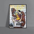 thumbnail image 1 of Disney Cartoon Character Graffiti Poster Mural Decoration Anime Figure Canvas Painting Tigger Mickey Mouse Donald Duck Wall Art60X80cm Unframed Gao Jinjia LED, 1 of 2