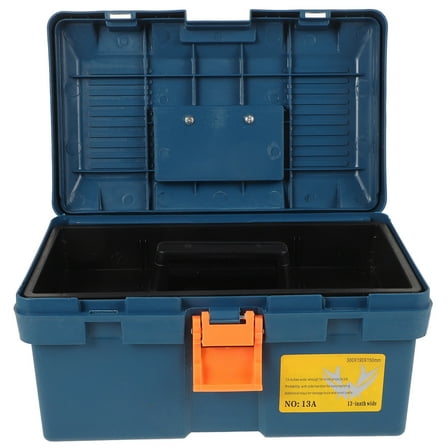 AURARMLET Plastic Toolbox with Handle, Multi-Function Storage Case in Assorted Colors for Daily Tool Organization