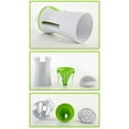 thumbnail image 6 of DGQPLPD 2PC Vegetable Spiralizer, Zucchini Noodle Maker, Spiralizer Noodle Maker, Zucchini Spiraler, Spiral Vegetable Cutter, Handheld Zucchini Spiralizers, 6 of 9