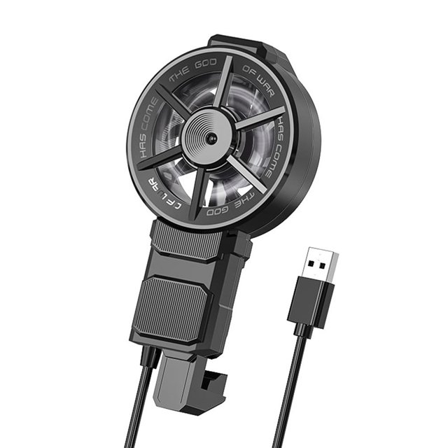 Radiador Universal Para Teléfono Inteligente, Ventilador De Refrigeración Portátil Para Teléfono Móvil, Sistema De Refrigeración Rápida Para Interior Y Exterior Vogacara EL016226-00