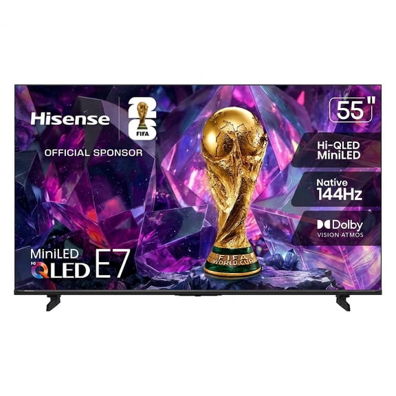 Restored Hisense 55" Class E7 Series Hi-QLED MiniLED 4K Smart TV