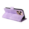 thumbnail image 5 of Allytechgroup Flip Wallet Case for iPhone 16 Pro Max, Premium PU Leather Stylish Pattern Stand Feature Cards Holder Hand Wrist Bumper Phone Case for iPhone 16 Pro Max, Purple, 5 of 7