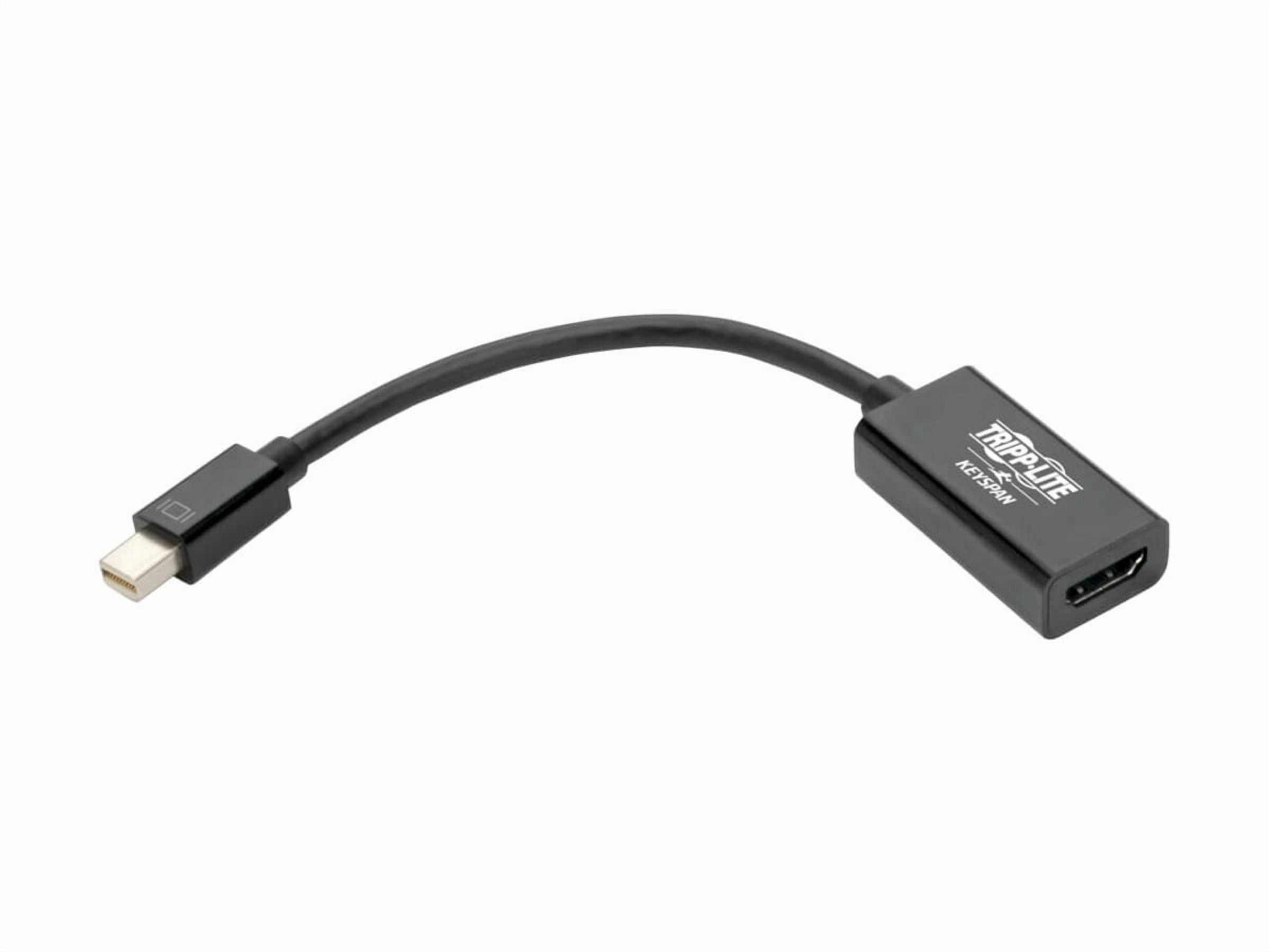 Keyspan Mini DisplayPort 1.2 to HDMI 2.0 Active Adapter – M/F, 4K x 2K @ 60 Hz, Thunderbolt 1/2, Black
