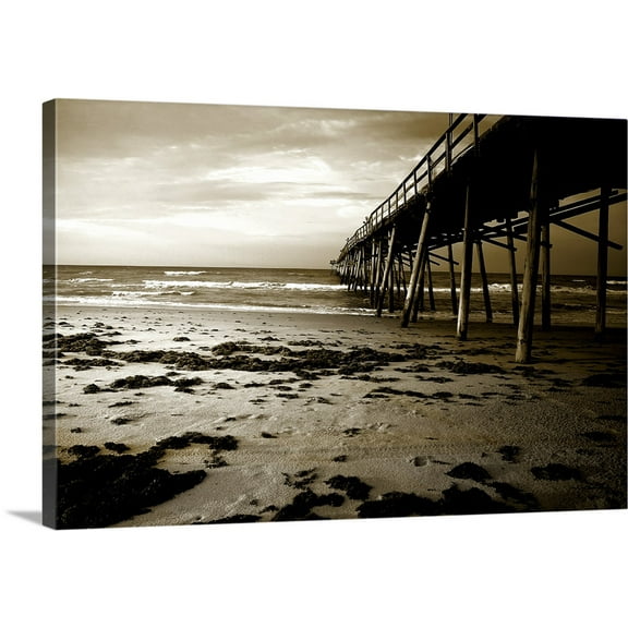 Great BIG Canvas | "Under the Pier I" Canvas Wall Art - 24x16