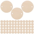 thumbnail image 6 of Linaichen round wood pieces 60PCS Wooden Circles with Holes for Crafts, Boards, 6 of 8