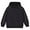 Black, variant on Baby Kids Hoodie Sweatshirt for Girls Boys Solid Color Pullover Tops Toddler Crewneck Hooded Sweatsuit for Spring Fall 10 Months - 12 Years