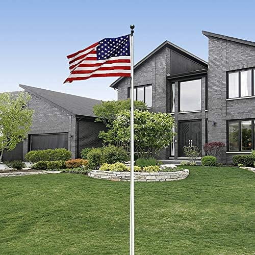 18 Pieces 3x5 ft American US Flag Bulk, Waterproof USA Polyester Flag with Metal Grommets, Double Stitched and Fade Proof for Indoor and Outdoor, Independence Day Memorial Day and Labor Day