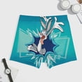 thumbnail image 3 of Looney Tunes Bugs Bunny Mens Boxer Briefs Active Stretch Breathable Underwear, Comfortable Gym Boxer Briefs, 3 of 7