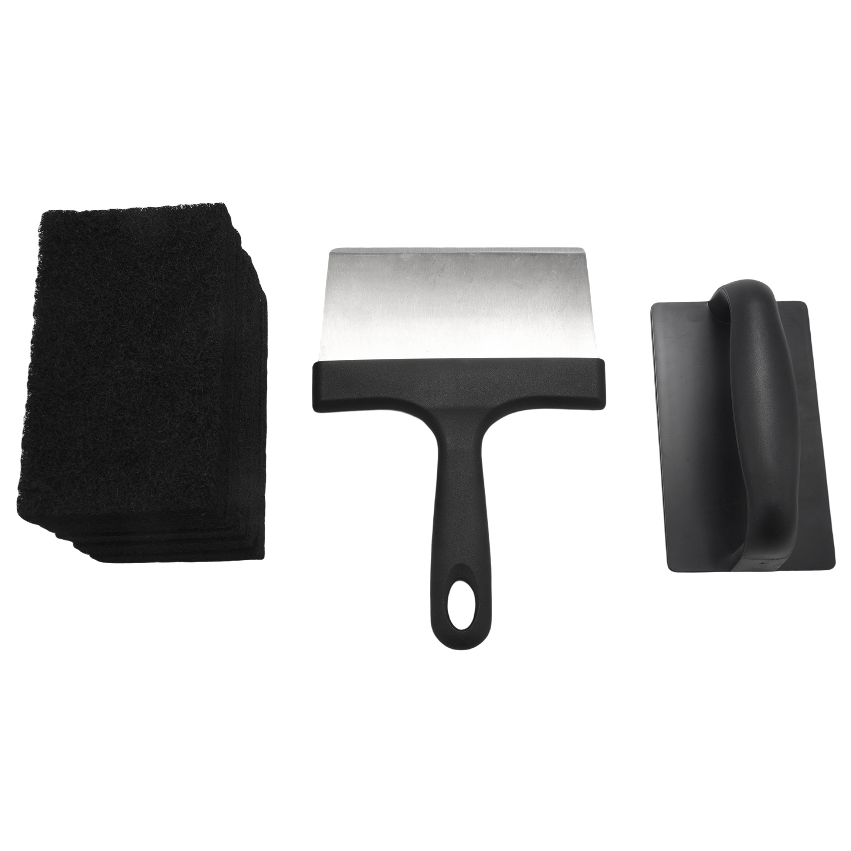 Versatility Griddle Cleaning Kit Grill Tool Set for Hot or Cold