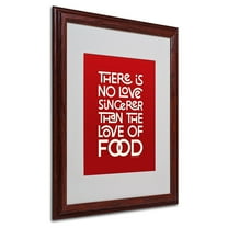 Trademark Fine Art "Sincere Love of Food II" Canvas Art by Megan Romo, Wood Frame