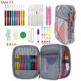 thumbnail image 1 of 36 Styles Crochet Hooks Set Knitting With Yarn Weave Knitting Needles Hook Kit Sewing Tools Gauge Scissors Knit with Storage Bag, 1 of 7