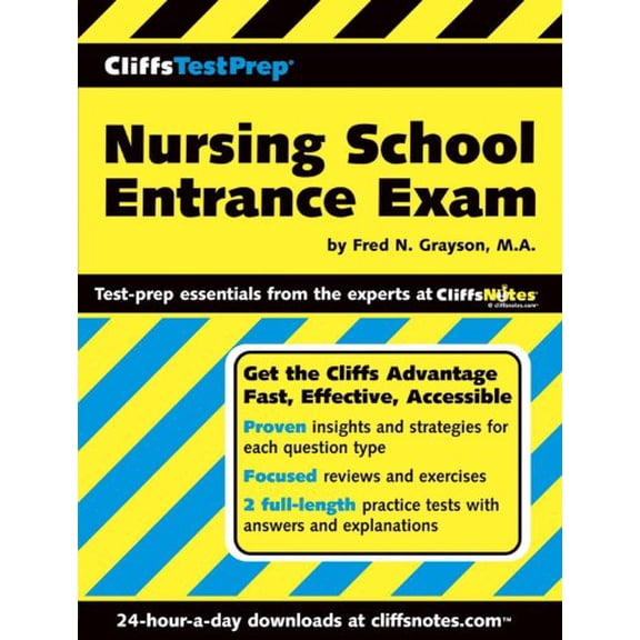 Pre-Owned CliffsTestPrep: Nursing School Entrance Exam (Paperback)
