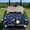 Blue Paw Bone Golf Pattern, variant on COEQINE Quilted Golf Cart Seat Cover, Folds Like a Bag with Handle for Easy Carry, Universal Fit 51.2"x30.3" for EZGO Yamaha Club Car 2-Seaters, 4 Pockets, Dark Blue Camo Golf Pattern