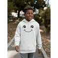 thumbnail image 2 of Smiling Face Hoodie Juniors -Image by Shutterstock,  x-Large, 2 of 4