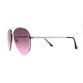 thumbnail image 4 of Mens Half Rim Double Bridge Tear Drop Pilot Metal Rim Sunglasses Gold Burgundy, 4 of 4