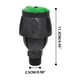 thumbnail image 5 of Aspersor de jardín, inserto de tierra de aleación con 4 puntos, cabezal giratorio automático de 360 grados para riego de césped exterior y áreas grandes, 1 aspersor y 2 adaptadores de, 5 of 8