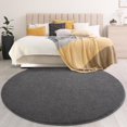 thumbnail image 6 of Ultra Soft Round Area Rugs for Living Room Bedroom, 5x5 Feet Dark Grey Thickened Memory Foam Modern Indoor Circle Carpets, Non-Slip Comfy Circular Rug for Boys Girls Nursery Room Home Decor, 6 of 15