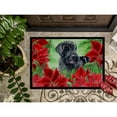 thumbnail image 3 of Giant Schnauzer Poinsettas Door Mat, 3 of 4