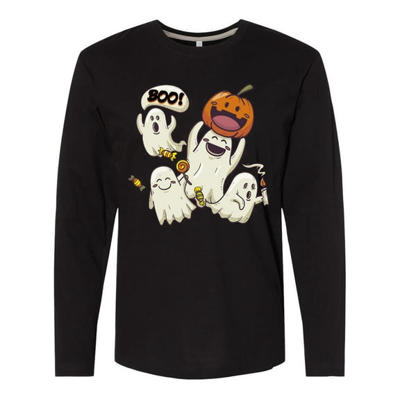 Inktastic Halloween Ghosts Long Sleeve T-Shirt